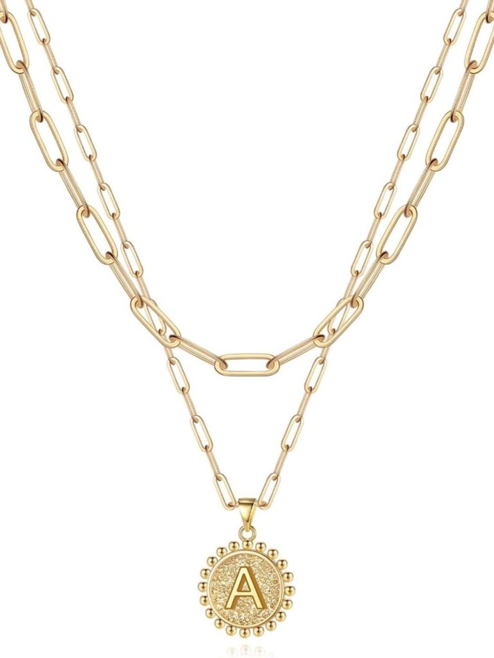 Trendy Layered Initial Necklaces for Women | A-Z Personalized Letter Jewelry